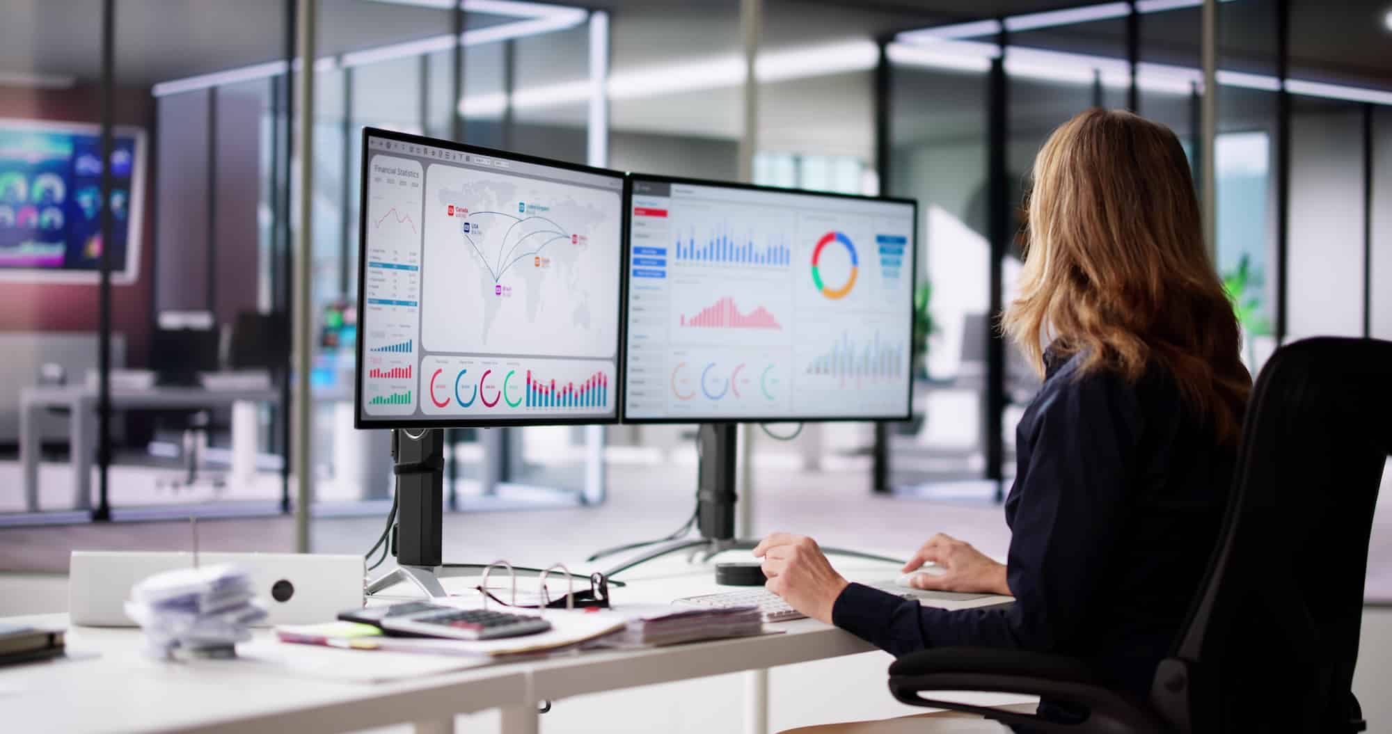 KPI Business Analytics Data Dashboard